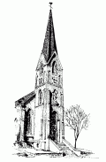 Drawing of St Peter's Landmark in The Dalles Oregon