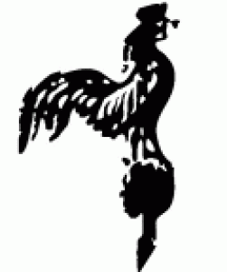 Rooster logo for St Peter's Landmark in The Dalles Oregon